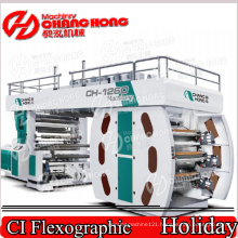 Satellite (Type 6 Color Ci) Flexoprinting Machine/Flexographic Printing Machine/Central Drum Printing Machine